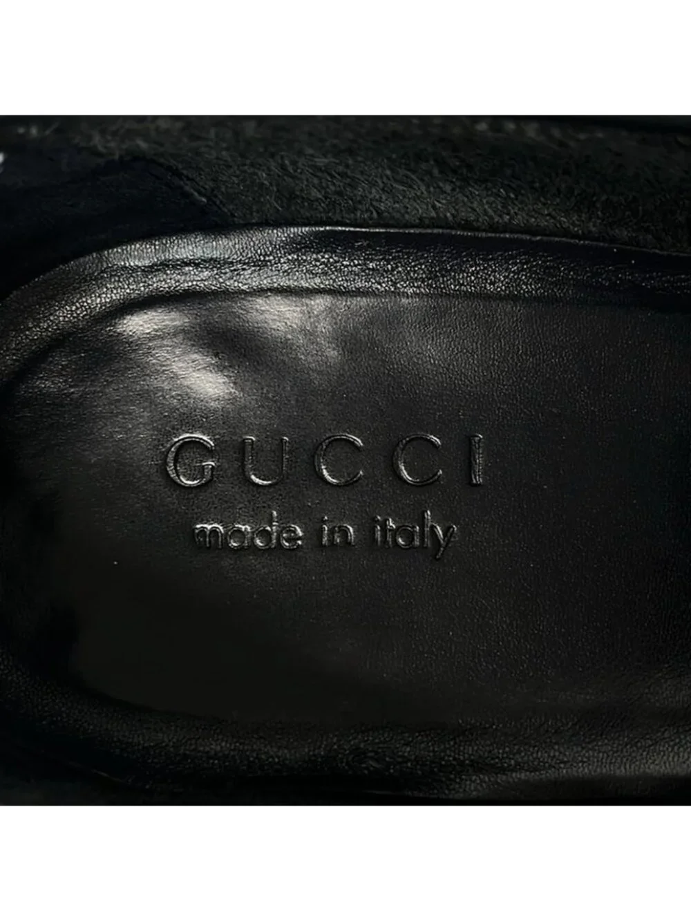 Gucci Loafers 10 Black Horsebit Leather - Picture 5 of 6